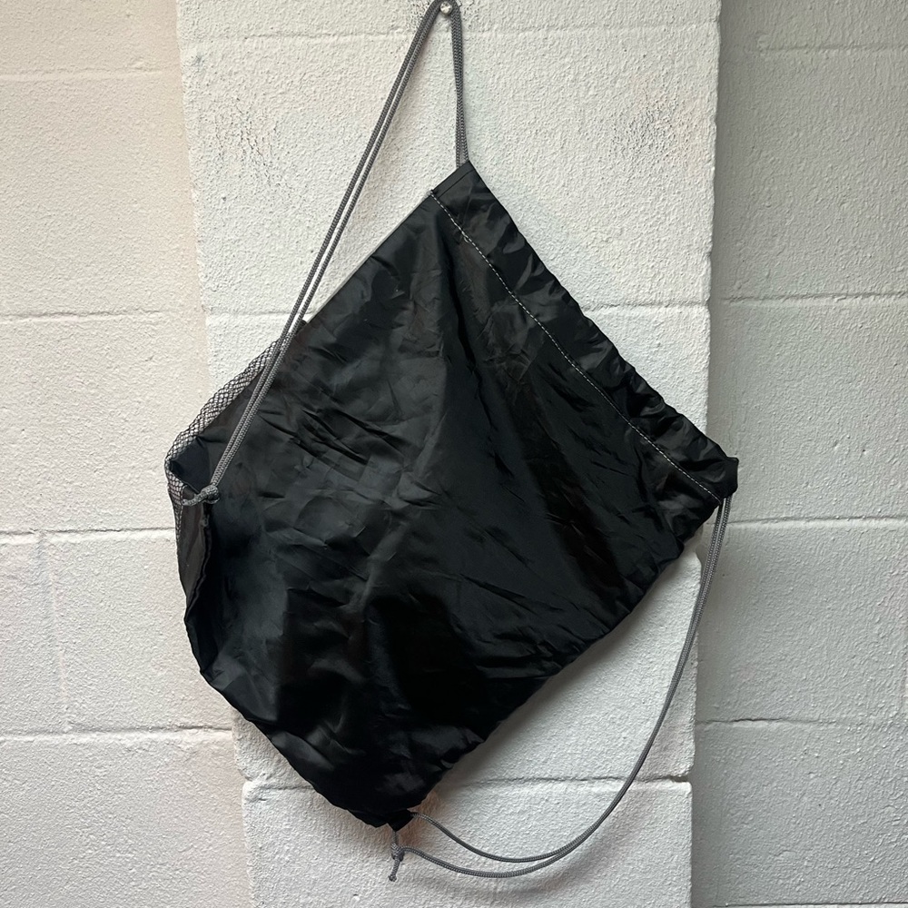 Gray Drawstring Bag - Picture 3 of 4